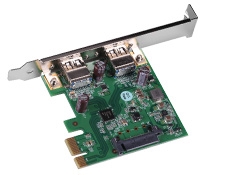 USB 3.0 PCIe 2 x 1 Port Card, #86-769